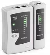 Tester przewodów sieciowych Ethernet LAN RJ45 Cat5 Cat5e Cat6 Cat6a kabel