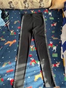 Legginsy ocieplane z lampasem 