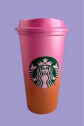 Starbucks hot cup reusable tropical haze kubek na kawę 473 ml
