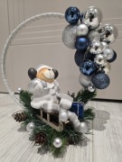 Stroiki świąteczne ze światełkami LED