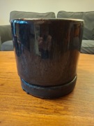Ceramiczna doniczka szkliwiona