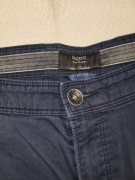 Spodnie męskie, oryginalne BUGATTI, granatowe roz. L 