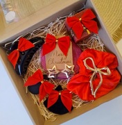 Prezent dla Niej na Święta, walentynki, dzień kobiet zestaw gąbeczka