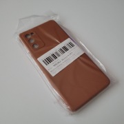 Samsung S20 FE - Etui silikonowe brązowe