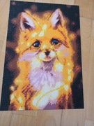 Obraz lisek diamond painting