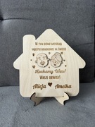 Dzień babci i dziadka upominek domek