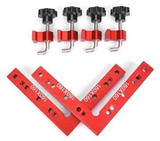 Kątownik, ścisk z alu 90 stopni w kształcie litery L ,skala (160X160MM)