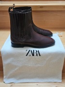 Botki skórzane wiosenne ZARA r. 35 jak nowe