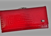 Skórzany portfel damski