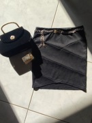 Mini spódniczka spódnica  elastyczna gumowana miniówka elegancka