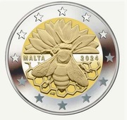 Malta 2024 2 euro € okolicznościowe Pszczoła maltańska UNC OKAZJA
