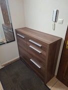 Szafka na buty ciemny brąz