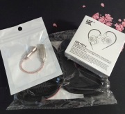 Słuchawki KZ EDX Pro X (+mic) BLACK + DAC USB-C CX31993 32/384 + ETUI