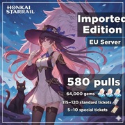 Konto Honkai Star Rail | EU (64,000 gems + 115-120 standard, 5–10 special)