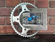 Prezent dla motocyklisty ramka do zdjęć metaloplastyka