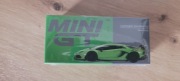 Mini gt Lamborghini Aventador SVJ Verde Mantis zielony folia