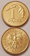 1 gr grosz 2014r. MW menniczy