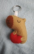 Kapibara - uroczy brelok, breloczek do plecaka, handmade