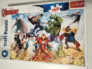 Puzzle 160 elementów Trefl Avengers Hulk