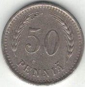 Finlandia 50 pennia 1939 18,5 mm nr 1