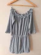 Kombinezon na lato kombinezon krótki błękitny S 36