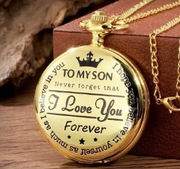 Zegarek kieszonkowy na łańcuszku metalowy 