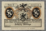 Notgeld Belgard (Białogard), 50 PF