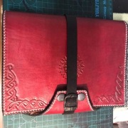 Notes w skórzanej oprawie organizer pamiętnik