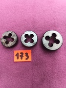 173. Zestaw 3 narzynek metrycznych M8-M10 drobnozwojnych, FWP