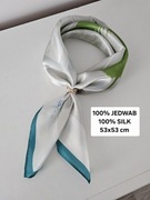 Elegancka Apaszka jedwabna 53x53 cm - Stylowa i uniwersalna!