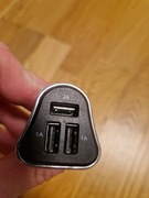 Ładowarka samochodowa 3x USB Blun