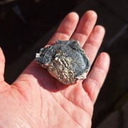 Piryt konkrecja pirytowa z Gór Kaczawskich