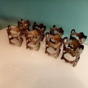 Uchwyty do szklanek cynowe