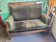 Sofa stara antyk eklektyczna komplet z 2 krzesła 