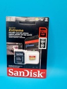 SanDisk Extreme microSD 128 GB + adapter SD  Nowa  Oryginał