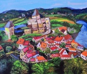 Obraz akrylowy na płótnie Pergoir Noir Francja