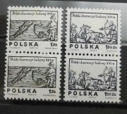 Fi: 2203 - 2204** parki pion. Polski drzeworyt ludowy XVI w. /I/.