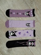 Skarpetki/ podkolanówki dziewczęce - Kuromi - 4 pary - rozm uniwersaly