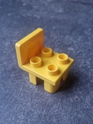 Krzesłko  Lego Duplo żółte