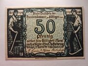 notgeld Göttingen, pieniądz zastępczy, 50 Pf, 19 November 1920