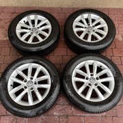 Oryginalne felgi VW Opony zimowe Kleber 215/60 R16 5x112 VW SKODA AUDI