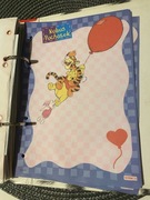 Karteczki do segregatora z motywem Kubusia Puchatka