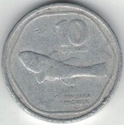 Filipiny 10 sentimos centymów 1983 -  19 mm - PYGMEA