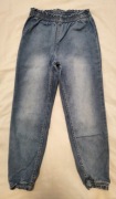 Spodnie jeansowe joggery H&M r. 122