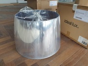 Dwie srebrne wiszące lampy, włoski producent