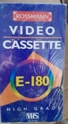 Video kaseta VHS E-180 PAL SECAM Nowa w folii