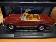Mercedes-Benz 230SL W113 Pagoda (1963) Dark Red 1:18 NOREV