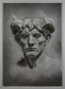 Portret węgiel pastele suche 50x70cm 