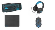 Zestaw Gamingowy 4w1 – Klawiatura + Mysz + Podkładka + Słuchawki