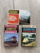 Zestaw 3 książek w j. angielskim o parowozach/ lokomotywach